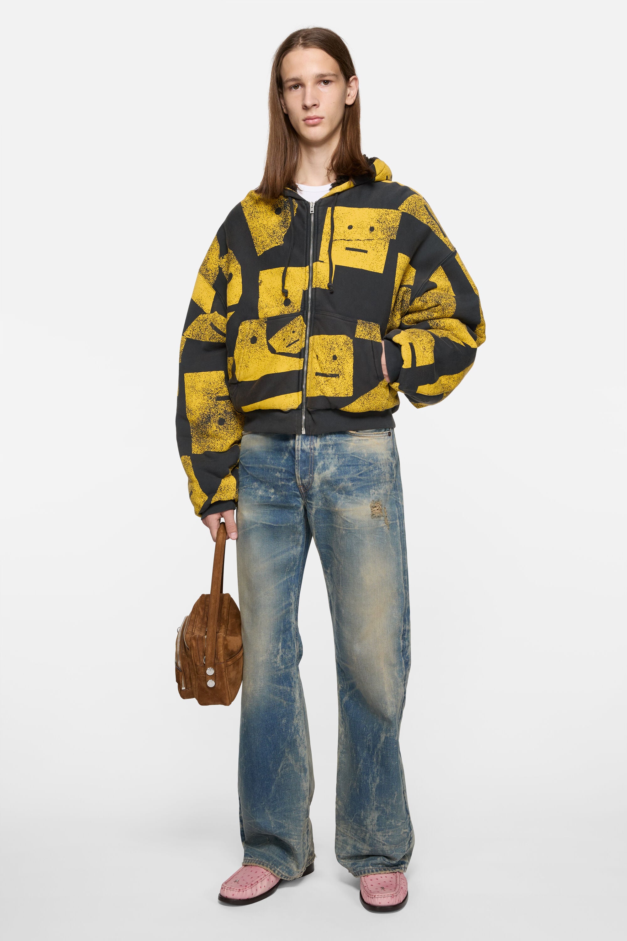 Acne Studios Face Zip Hoodie