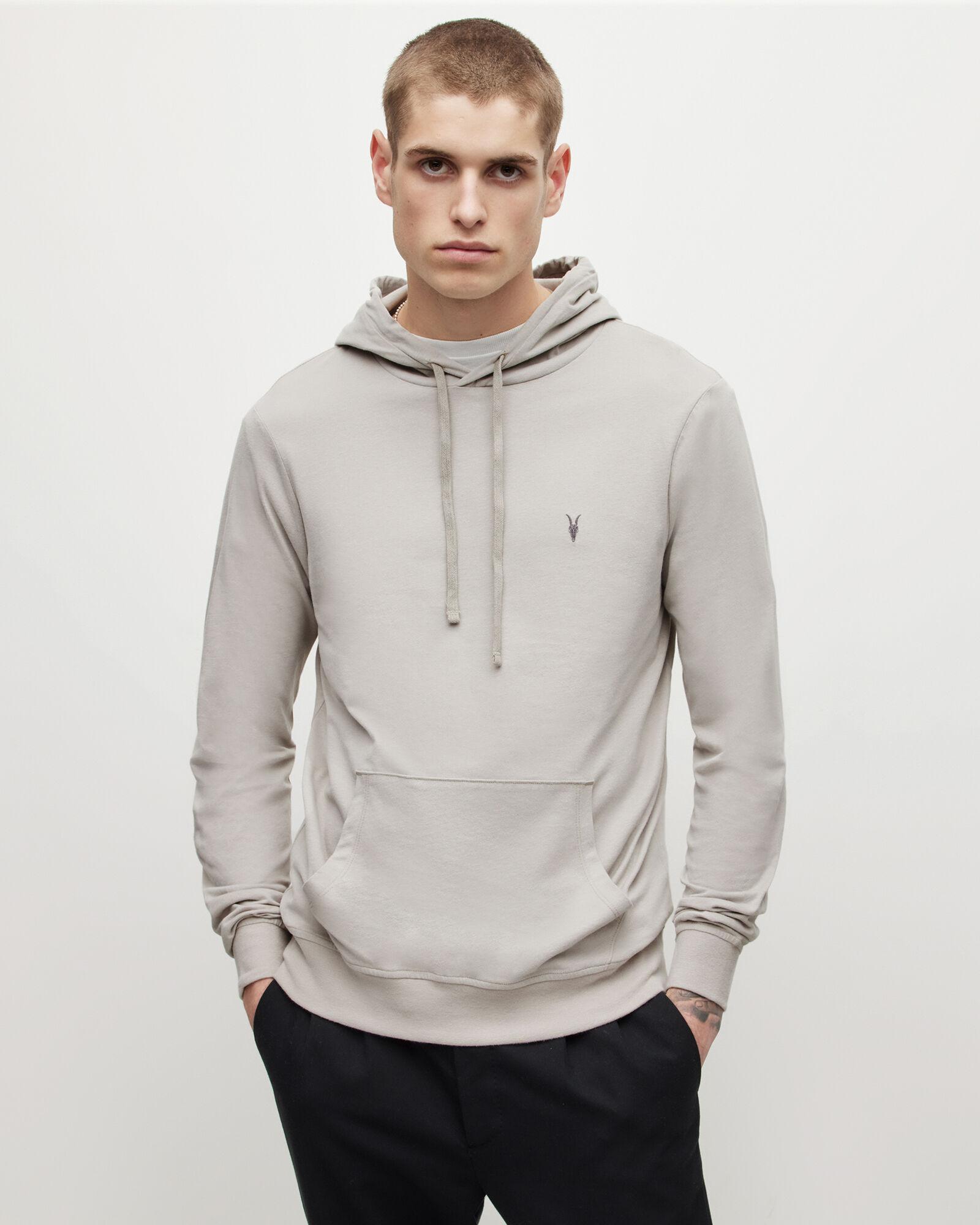 Brushed Cotton Pullover Hoodie