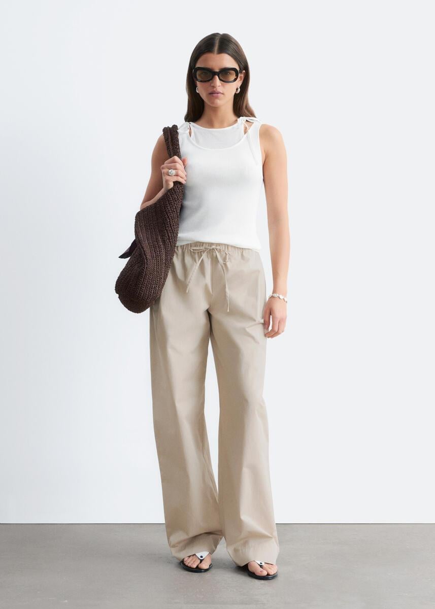 & Other Stories Tapered Cotton Trouser