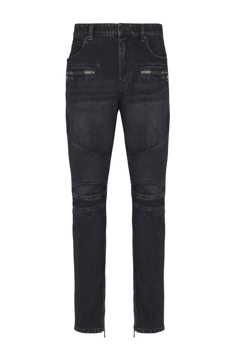 Slim-Fit Biker Jeans