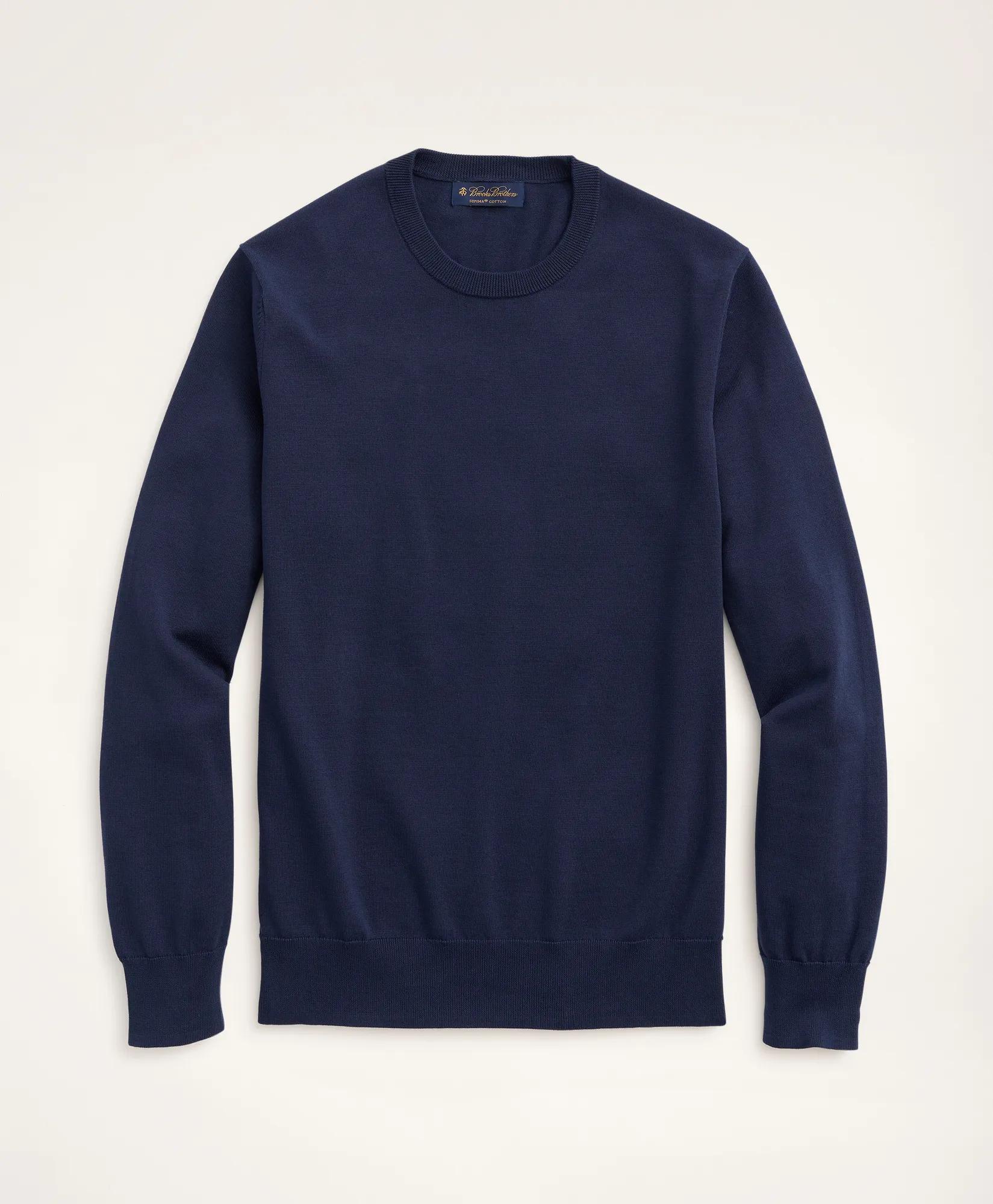 Supima Cotton Crewneck Sweater