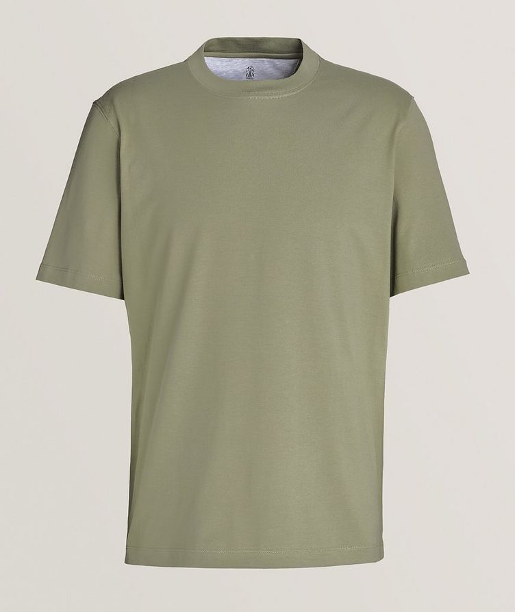 Cotton Jersey Crew Tee