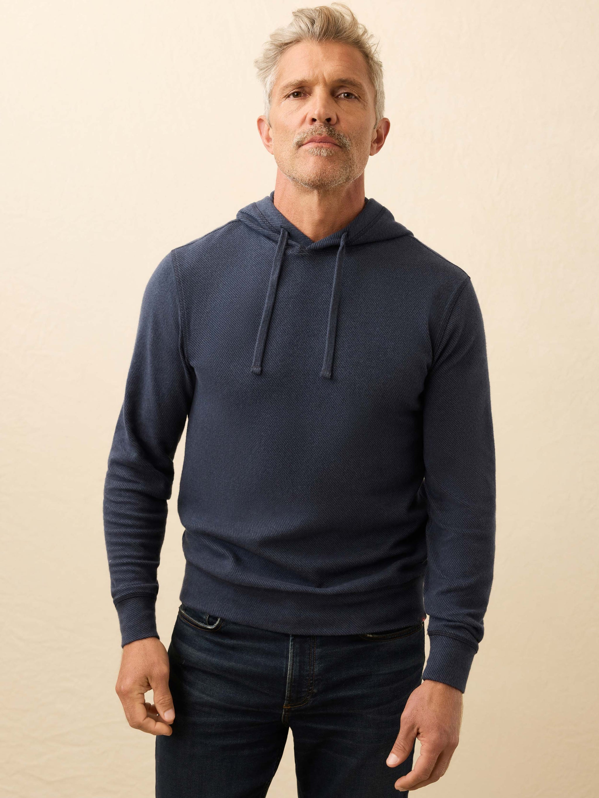 Faherty Legend Zip Sweater Hoodie