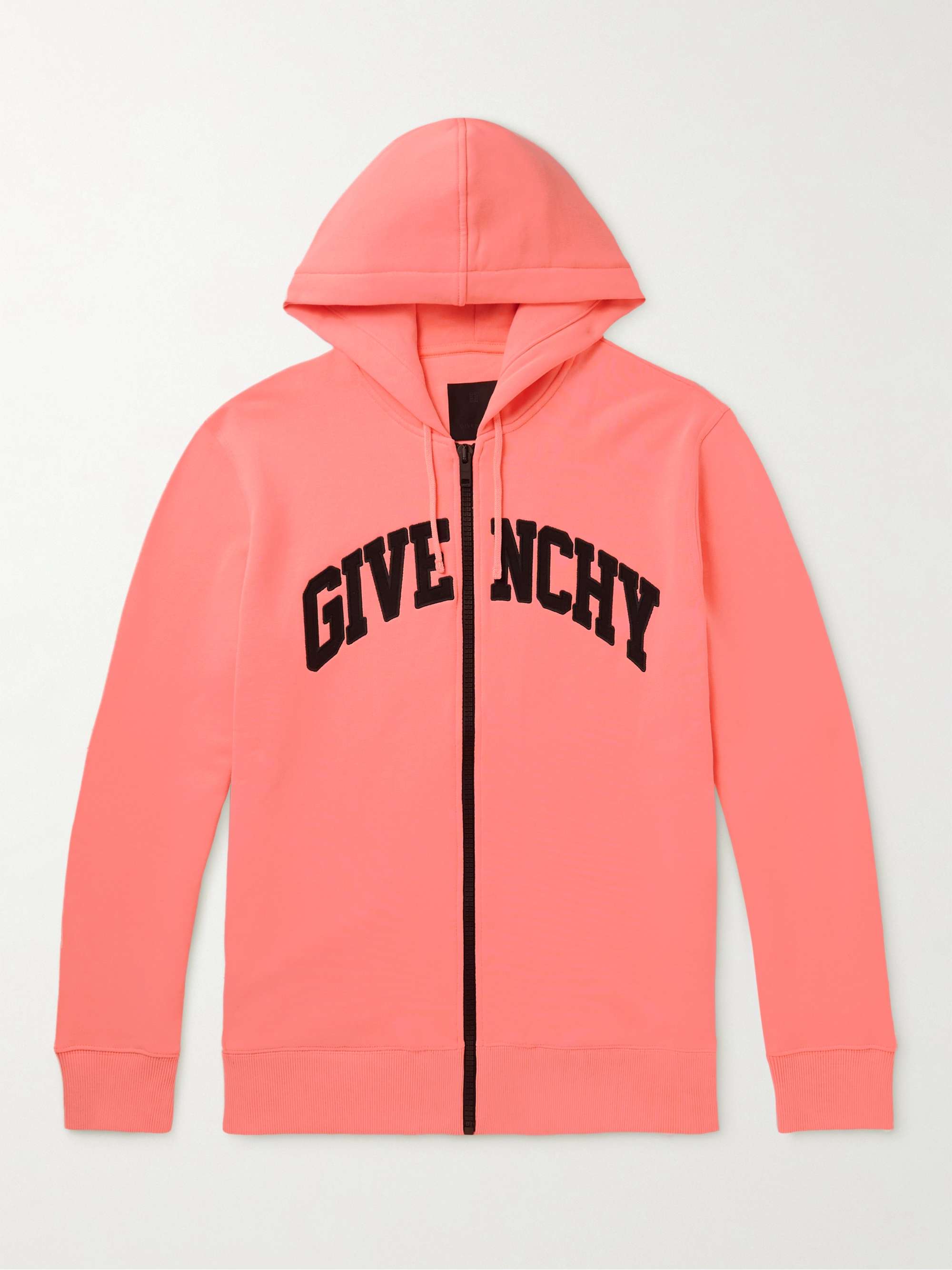 Givenchy Logo Zip Hoodie