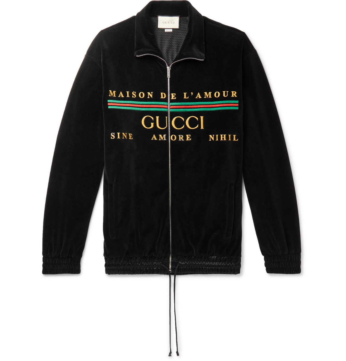 Gucci Logo Zip Hoodie