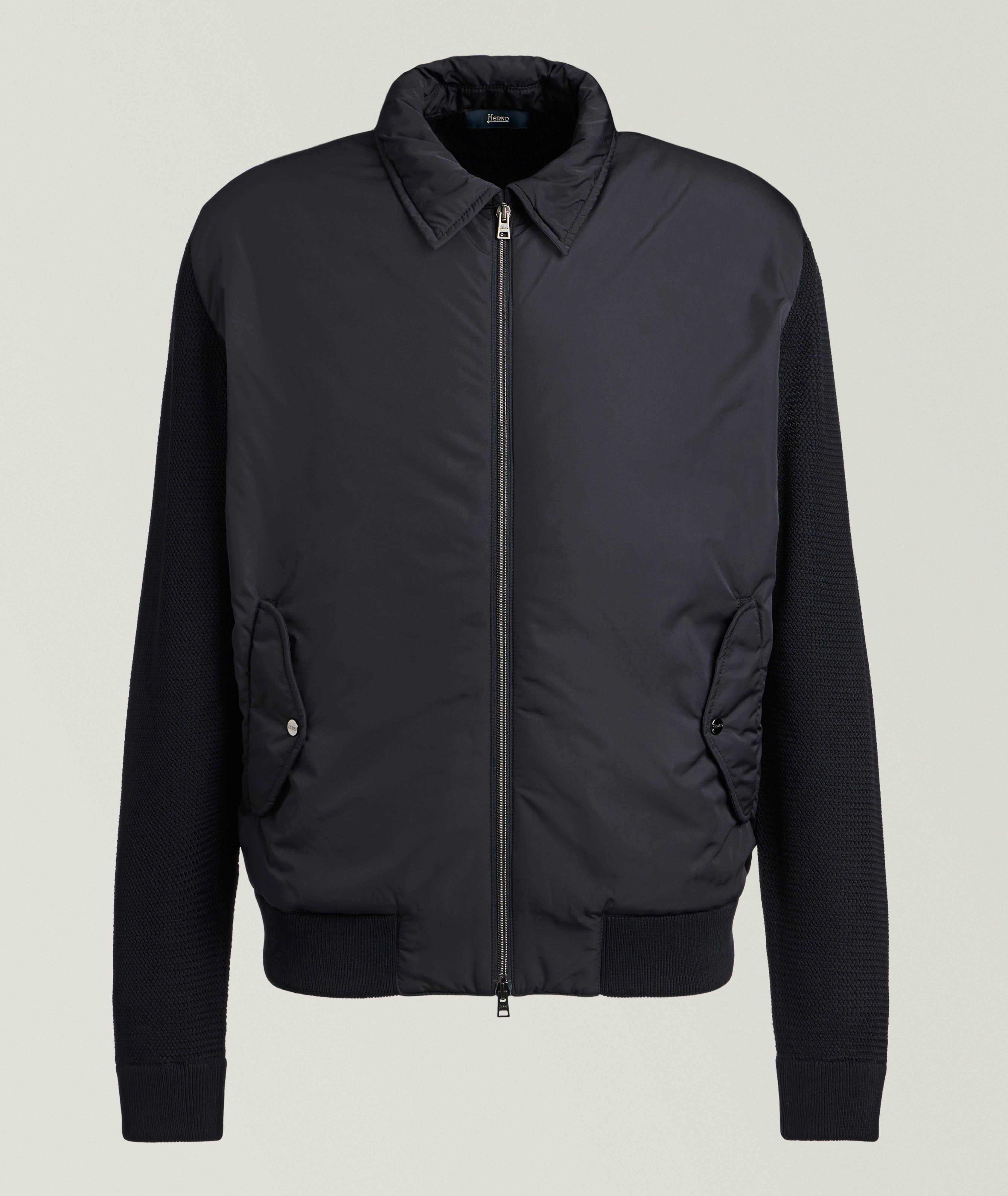 Hybrid Knit Full-Zip Jacket
