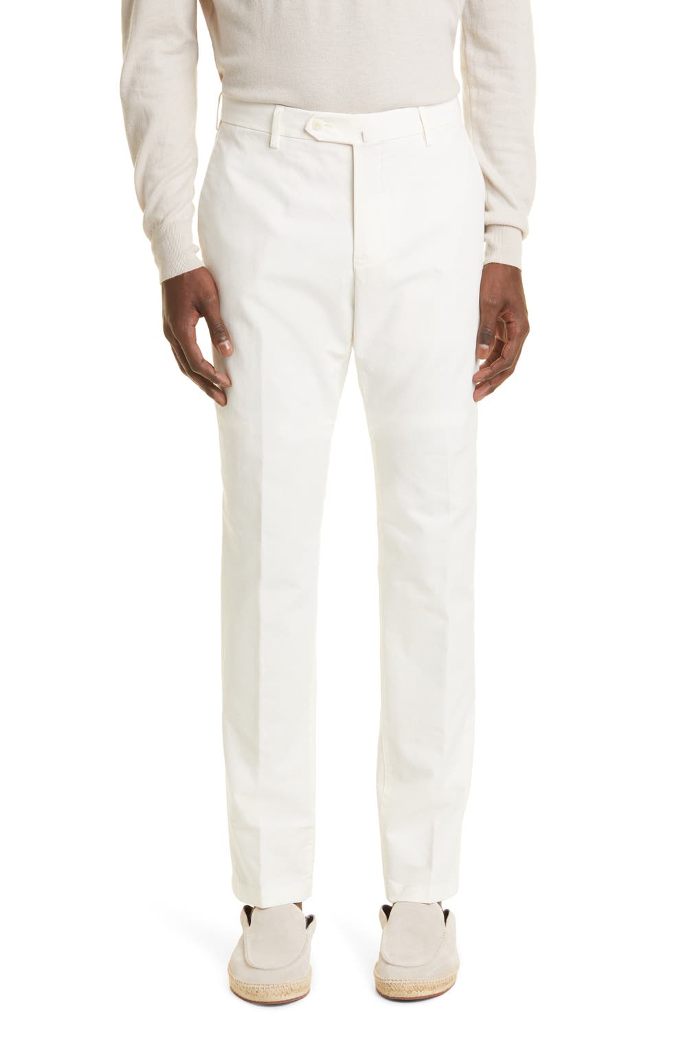 Slim Stretch Cotton Trouser