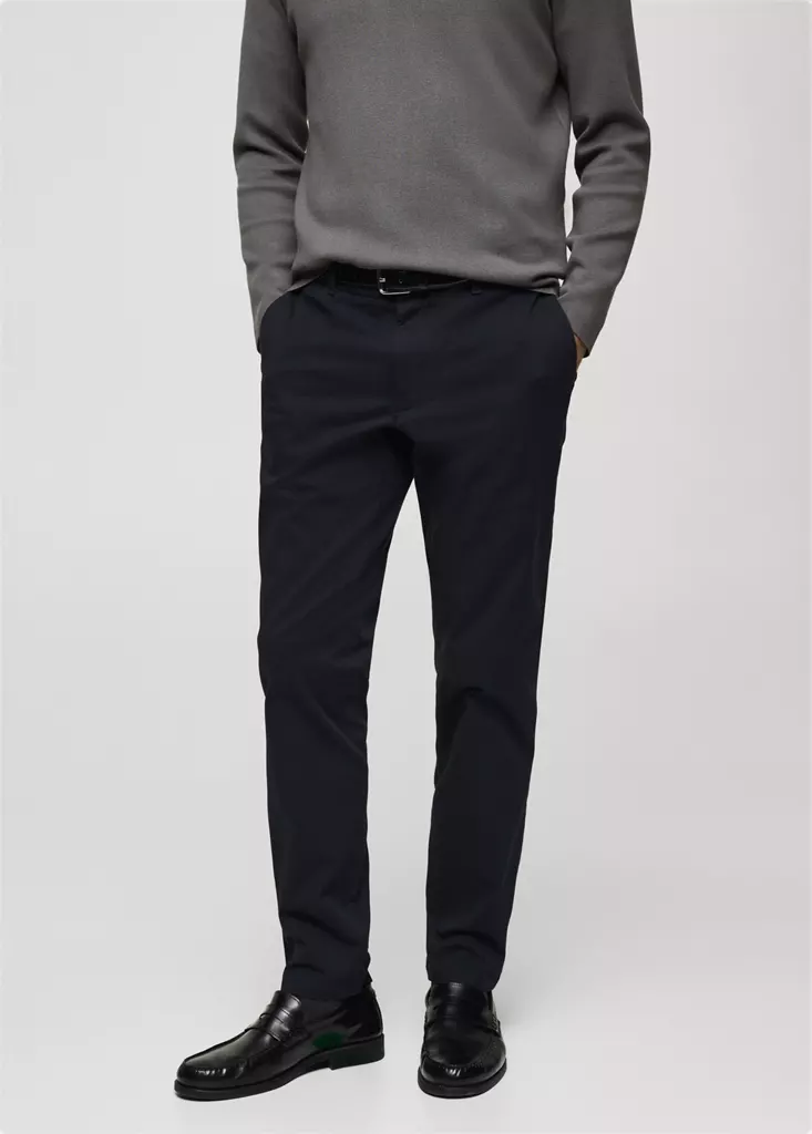 Mango Slim-Fit Cotton Chino
