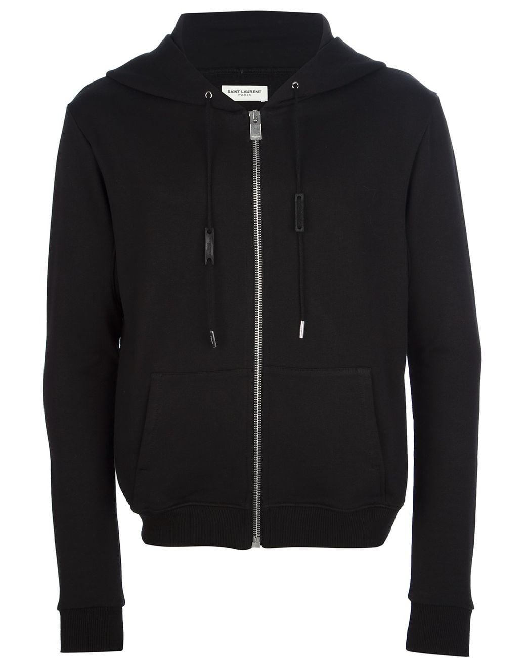 Saint Laurent Logo Zip Hoodie