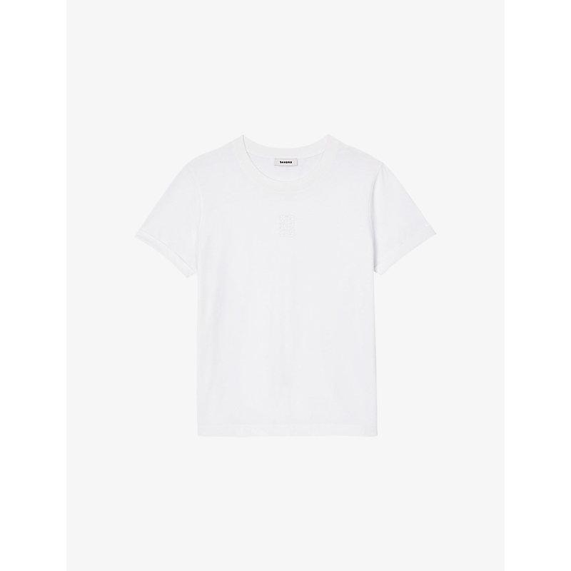 Sandro Cotton Logo Tee