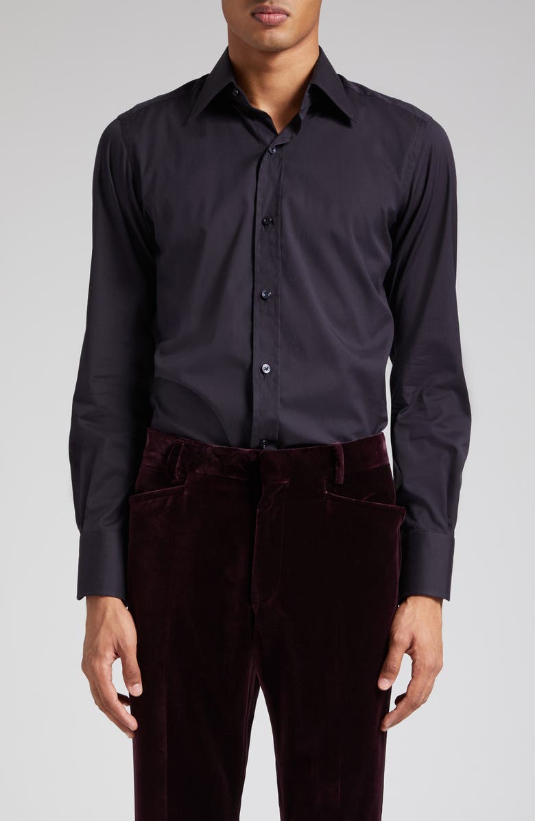 Slim Fit Cotton Dress Shirt