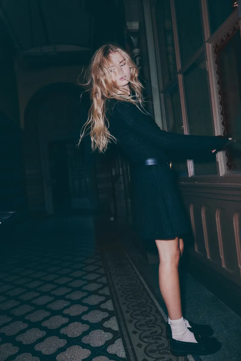 Rib-knit Dress