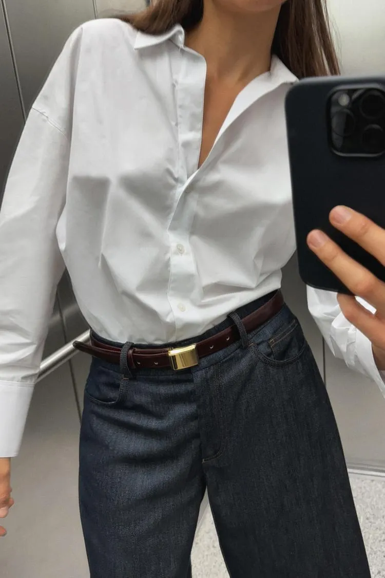 Slim Fit Poplin Shirt